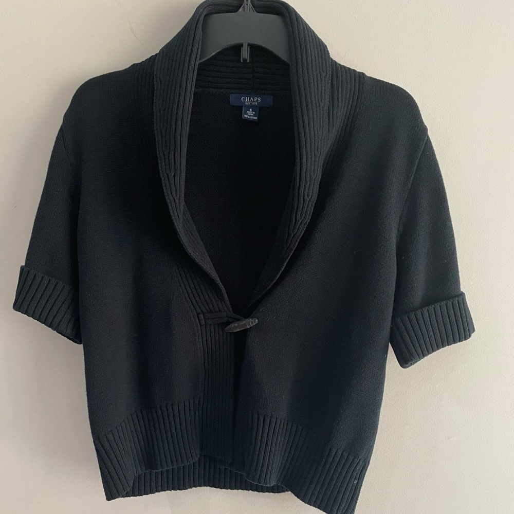 Chaos women Black half sleeve sweater